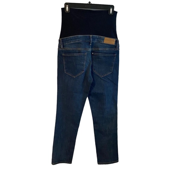 H&M Mama Womens Maternity Blue Jeans Size 8 Slim High Rib With‎ Stomach Support - Picture 3 of 10
